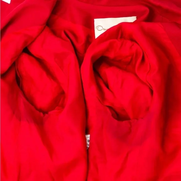 Oscar de la Renta Vintage Red Blazer - Picture 4 of 9